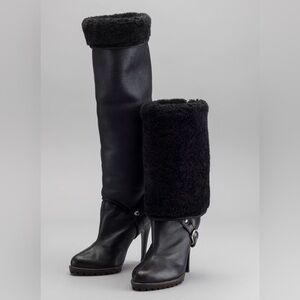 Giuseppe Zanotti Elegant Black Leather Boots
